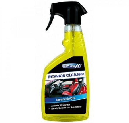 منظف داخلي ذو تركيبه سريعة الفعاليه للبلاستيك من المنسوجات  كار واكس بسعة 500مل من شركة (CAR WAX)