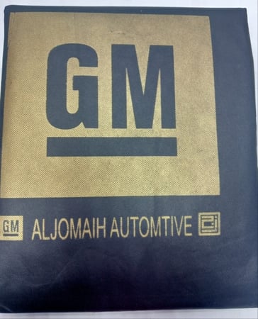 تلبيسة شعارات ثقيله لمقاعد أمامية لون أسود لسياره GM