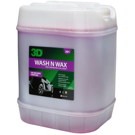شامبو غسيل فوم - ثري دي - وش اند واكس - 201 - 19لتر