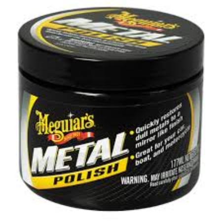 ميجوايرز ميتال بوليش من لتلميع الجنوط والالمنيوم والنايكل بسعة177مل من شركة(MEGUIARS)