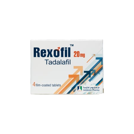 ريكسوفيل 20 مجم 4 أقراص | REXOFIL 20MG 4 TAB