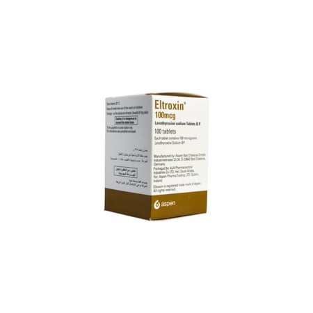 ELTROXIN 100 MCG 100TAB | التروكسين 100 ميكروجرام 100 قرص