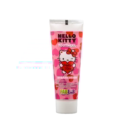 HELLO KITTY TOOTH GEL FOR KIDS STRAWBERRY 75 ML | هالو كيتي جل معجون اسنان للاطفال بالفراولة 75 مل