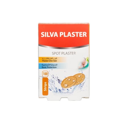 SILVA SPOT PLASTER 100PCS | سيلفا بلاستر دائري 100 حبة