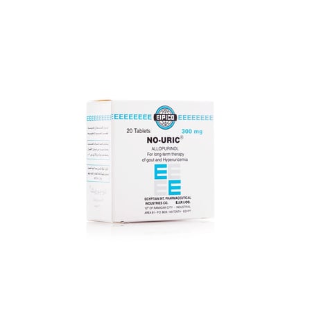 نو يوريك 300 مجم 20 قرص | NO-URIC 300MG 20TAB