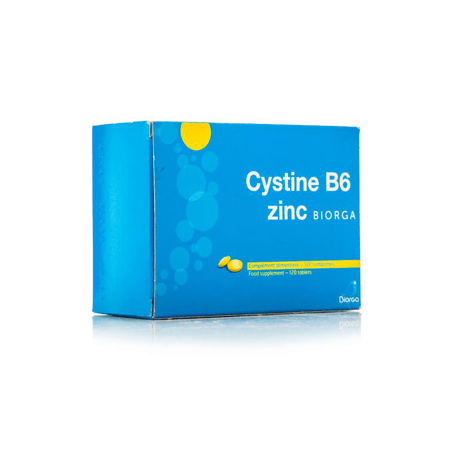 بيورجا سيستين بي 6 زنك مكمل غذائي 120 حبة | CYSTINE B6 ZINC 120 TAB