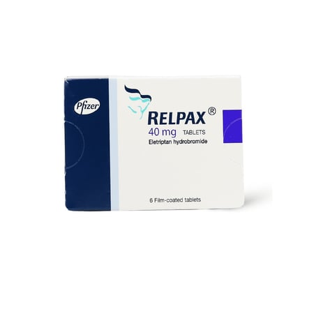 ريلباكس 40 مجم 6 أقراص | RELPAX 40 MG 6 TAB
