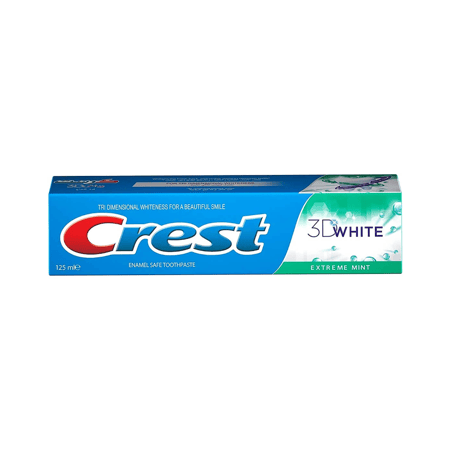 كرست معجون اسنان اكستريم نعناع 125 مل | CREST TP 3D WHITE EXTREME MINT 125 ML