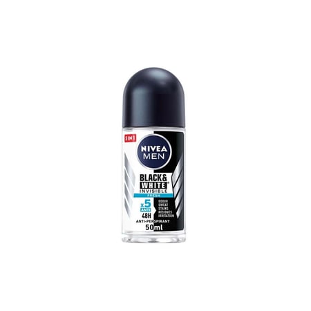NIVEA ROLL MEN B&W FRESH 50 ML | نيفيا رول مزيل عرق للرجل |بلاك اند وايت فريش 50 مل