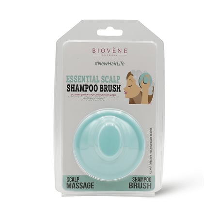 بيوفين فرشاة شامبو للشعر أخضر 1 قطعة | BIOVENE HAIR SHAMPOO BRUSH GREEN 1 PCS