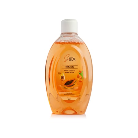 شفا ناتشيرالز غسول للوجه بالبابايا 225 مل | SHIFA NATURALS FACE CLEANSER PAPAYA 225ML