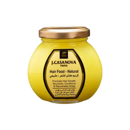 جي كازانوفا كريم للشعر مغذي طبيعي 150جم | J.CASANOVA HAIR FOOD NATURAL 150GM