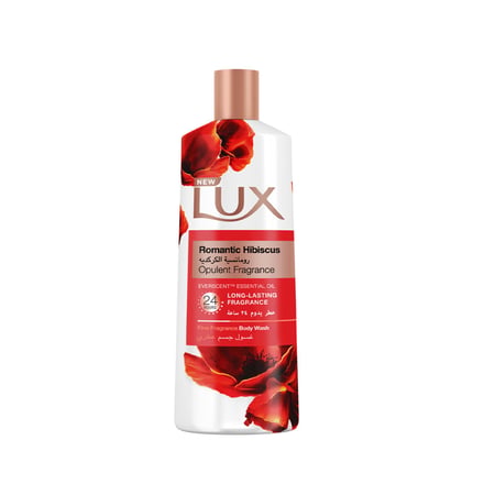 لوكس غسول جسم رومانسيه الكركديه 500 مل | LUX BW ROMANTIC HIBISCUS 500 ML