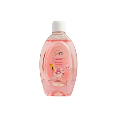 شفا ناتشيرالز غسول للوجه بالورد 225 مل | SHIFA NATURALS FACE CLEANSER ROSE 225ML