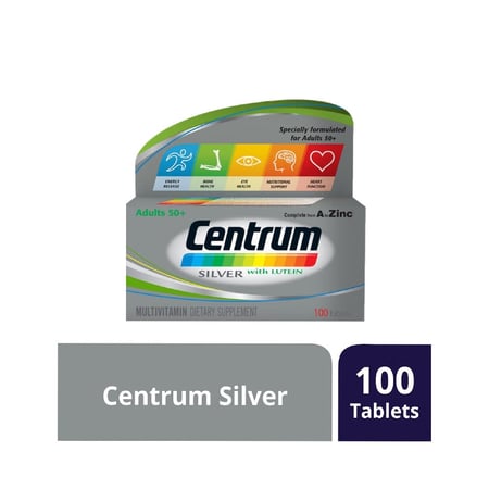 سنترم سيلفر 100 قرص | CENTRUM SILVER 100 TAB