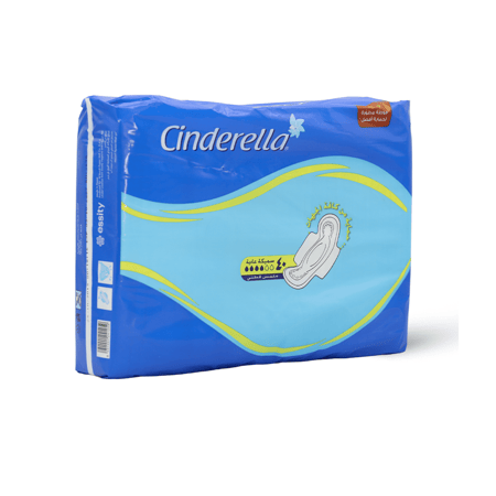 سيندريلا فوط نسائية عادي بالاجنحة 40 قطعه | CINDERELLA REGULAR WINGS 40 PCS