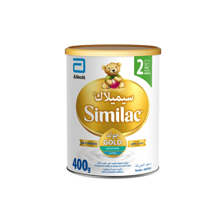 سيميلاك ادفانس جولد حليب أطفال رقم 2 تركيبة المتابعة 400 جم