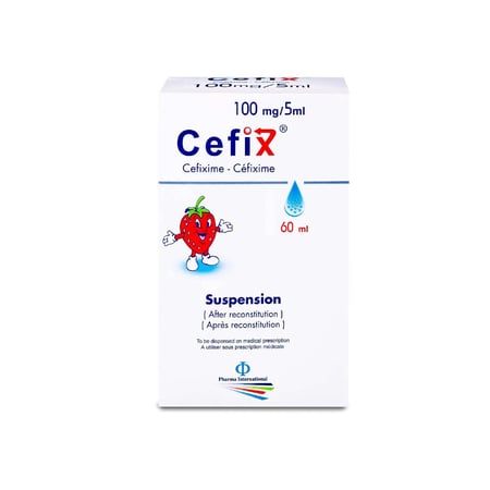 سيفكس 100 ملجم معلق  60 مل| CEFIX 100 SUSP 60 ML