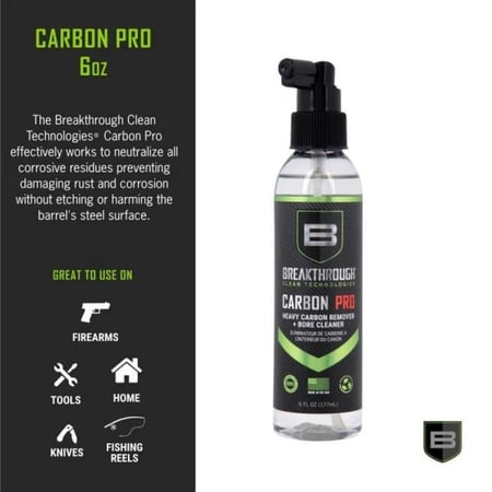 بريكثرو بخاخ مذيب كاربون 177 ملي Breakthrough Heavy Carbon Remover BTCPRO-6OZ