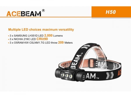 كشاف يدوي Acebeam H50