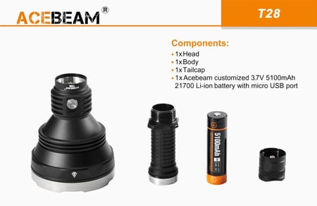 كشاف يدوي Acebeam T28