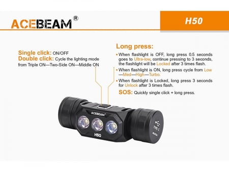 كشاف يدوي Acebeam H50