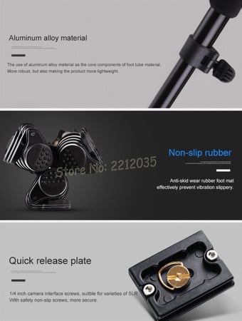 ركيزة رماية ترايبود Q555 بدون تحويلة