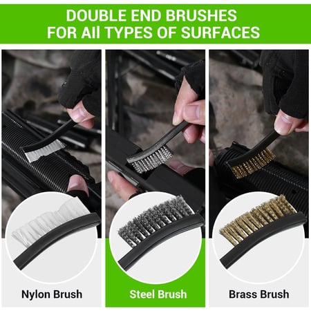 طقم فرشاة تنظيف 3 قطع