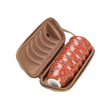 شنطة فناجيل 6 قطع 100 مل ضد الصدمات