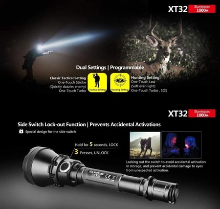 كشاف يدوي كلاروس klarus XT32