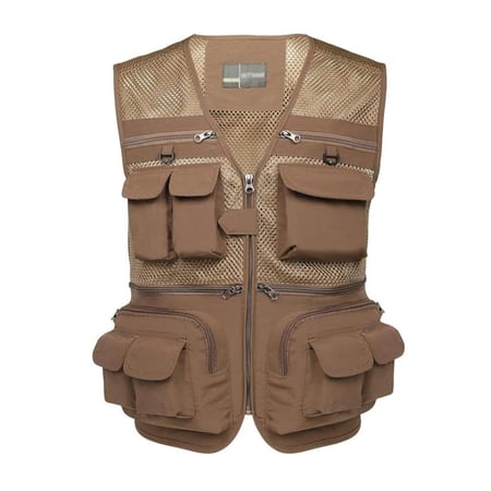 فيست صدرية صيد ورماية لون بيج