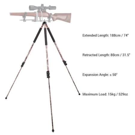 ركيزة ترايبود Rokstad ثلاثي مموهة BBS V Mount Tripod Camo RSGR-08