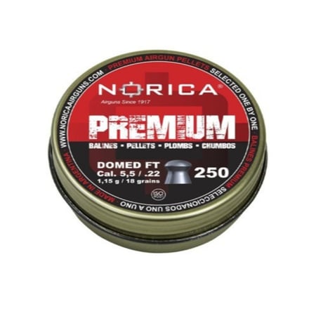 رصاص نوريكا دوميد FT مقاس 5.5 وزن 18 جرين