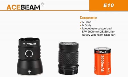 كشاف ACEBEAM E10