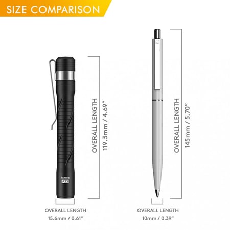 كشاف يدوي قلم rovyvon Aurora A33