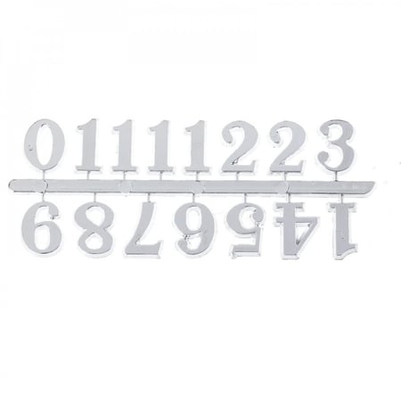 810- اكسسوارات ساعة - ارقام - لون فضي