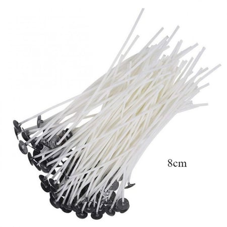 821 - فتيل شمع مقاس 8 سم - 25 قطعة