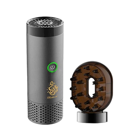 مبخرة الكترونية قابلة للشحن مع مشط لتبخير الشعر