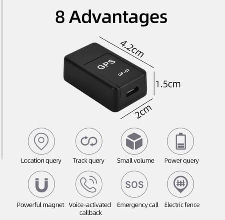 07 مسجل تتبع السيارات الصغير GPS محدد الموقع ذكي مغناطيسي لمنع فقدان ا