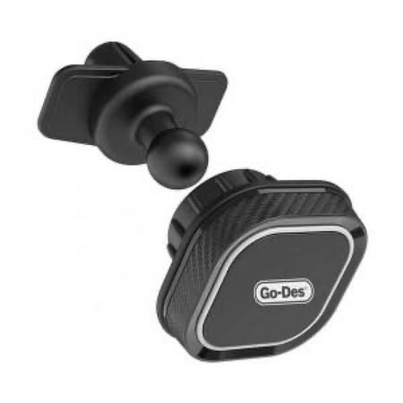 قاعده مغناطيسيه 2 في 1 قويه للسياره تركب علي التابلوه او فتحة المكيف من GO-DES- موديل HD681