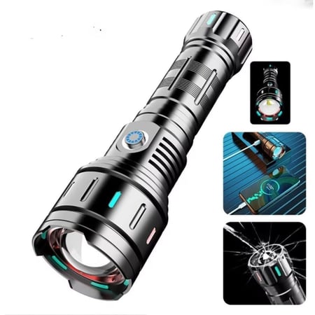 مصباح إضاءة LED قابل لإعادة الشحن عالي الطاقة