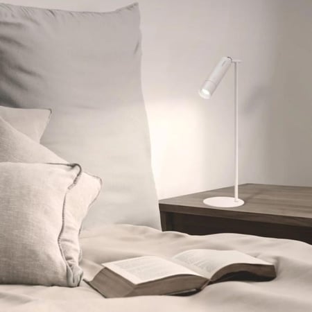 مصباح مكتبي موماكس متنقل سنابلوكس LED نايت لايت - أبيض