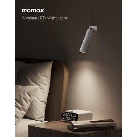 لويس مصباح مكتبي موماكس متنقل سنابلوكس LED نايت لايت - أبيض