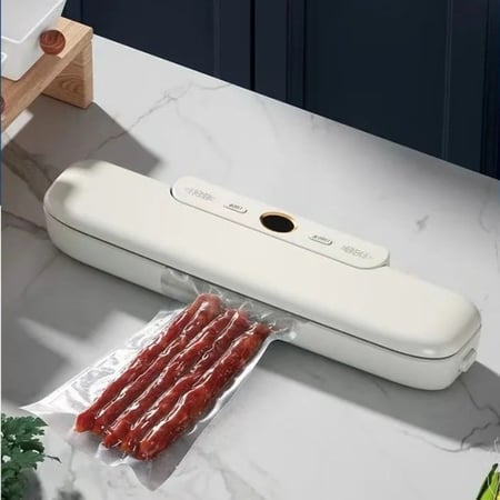 جهاز شفط وتفريغ الهواء لحفظ الطعام مع اغلاق حراري للأكياس من دينكس + 10 اكياس تغليف اضافية DX1782