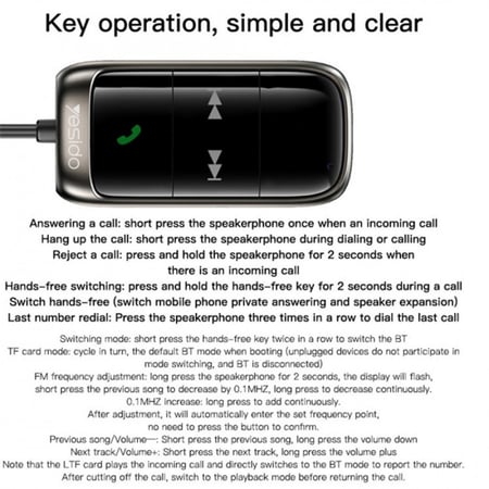 جهاز استقبال المكالمات من yesido موديل YAU32