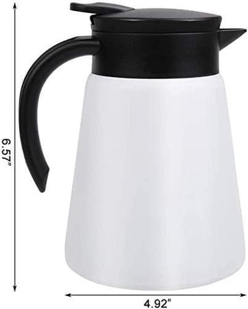 ترمس للقهوة حافظ للحرارة مزود بكوبين اضافية