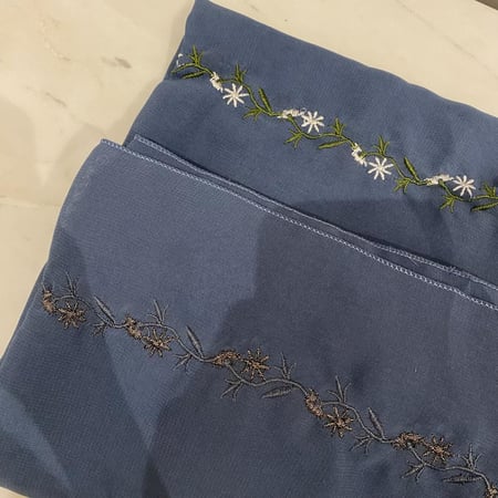 طرحة سديم ليزر لون ازرق