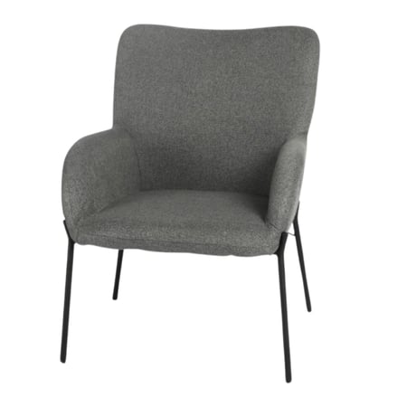 كرسي جلوس لون رمادي