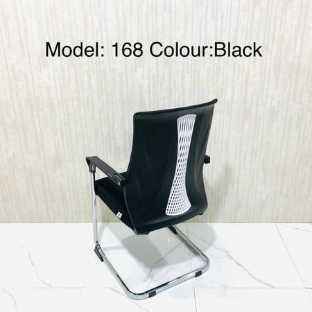 طقم 4 كراسي مكتب اسود