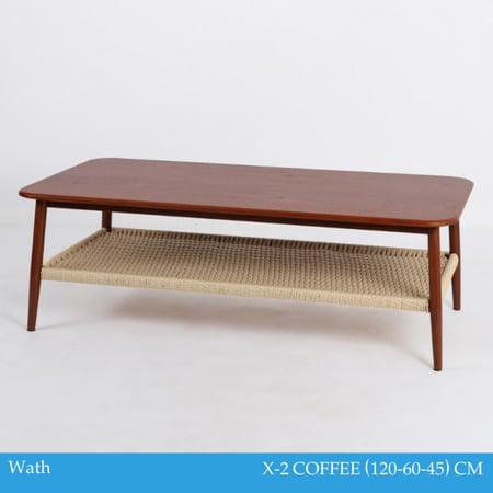 طاولة قهوة 120 سم لون كوفي